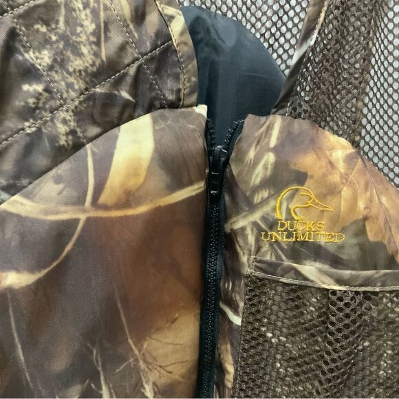 Stearns Ducks Unlimited Sport Vest Flotation Aid Adult XL Brown Camouflage - Picture 7 of 10